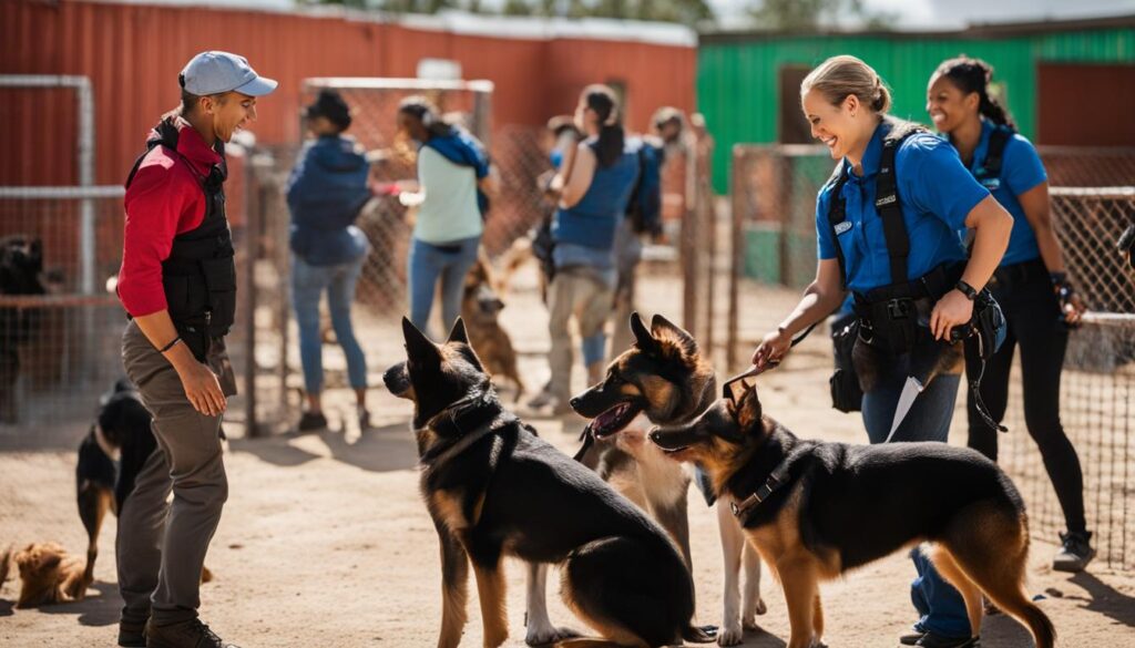 adoption of unsuccessful police dogs