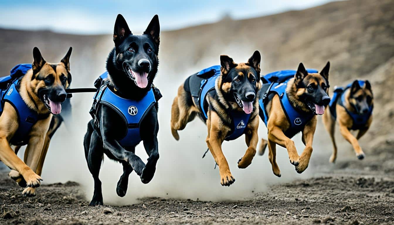 how are military dogs trained