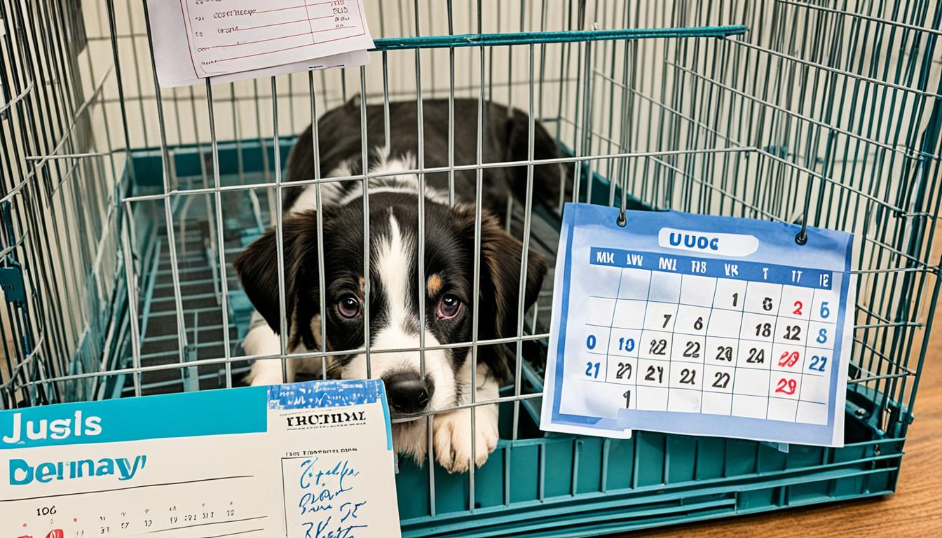 how long to crate train dog