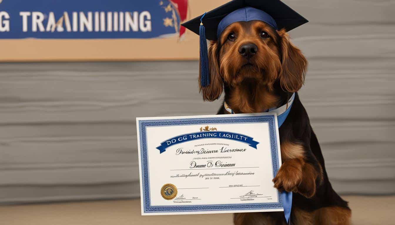 how to get a dog training license