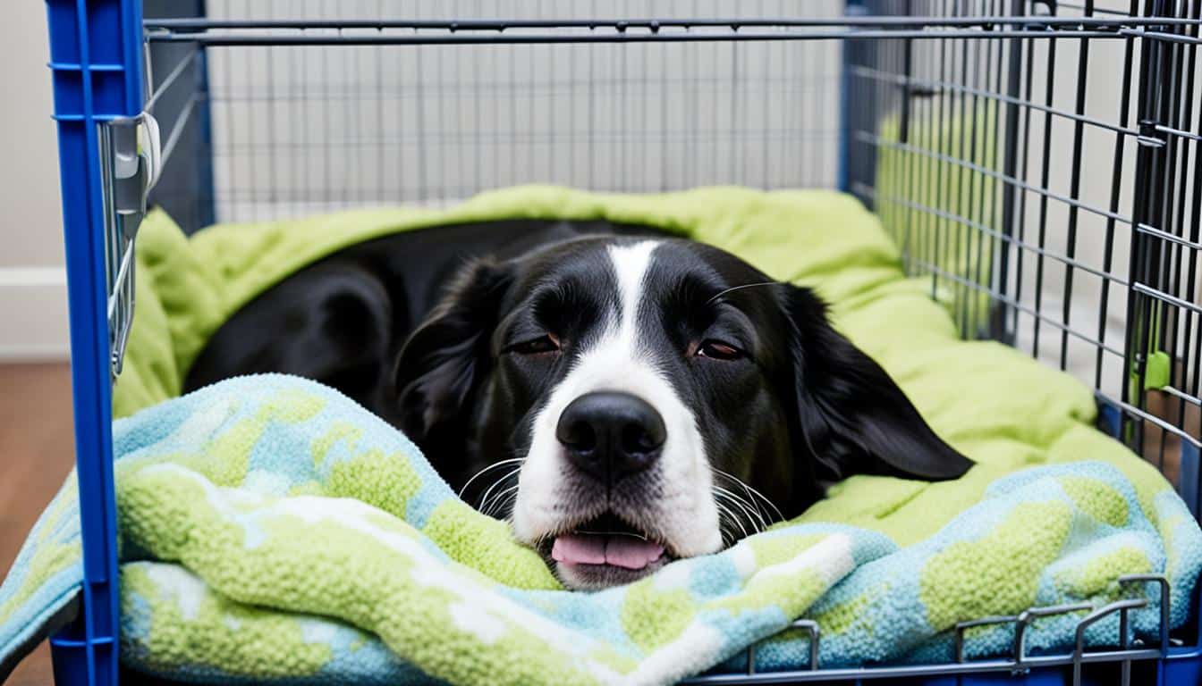 how to train a dog to sleep in a crate