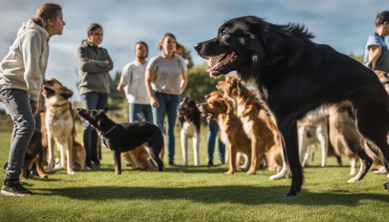 how to train an aggressive dog with other dogs