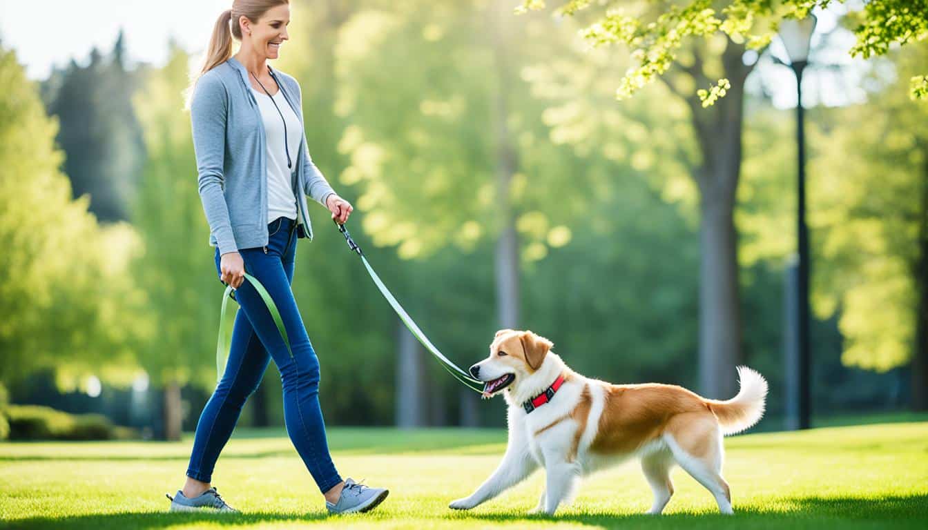 how to train walking a dog on a leash