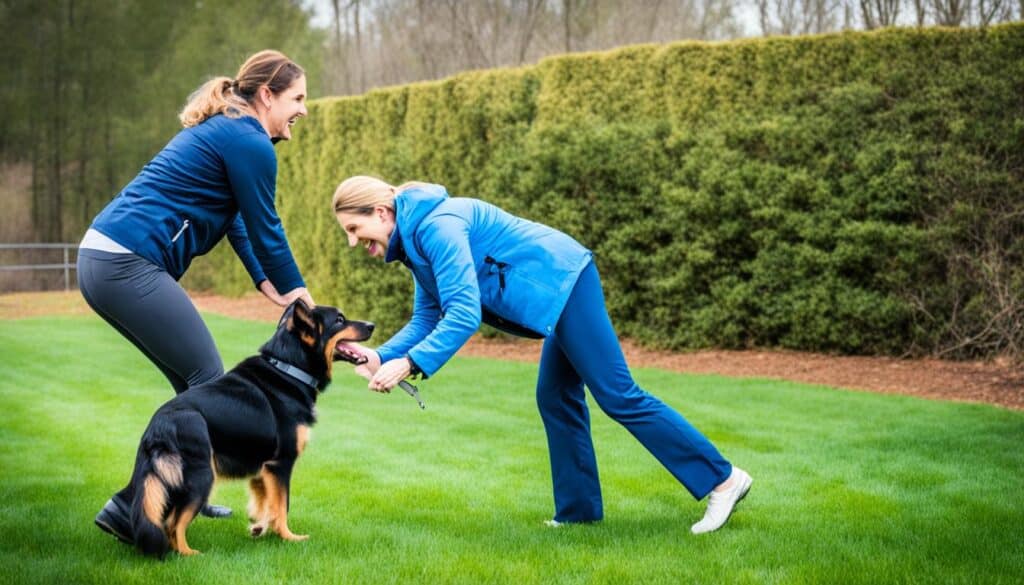 techniques for training aggressive dogs